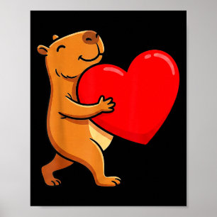 Funny Valentines Day Gifts I Steal Hearts Kids Cap Poster