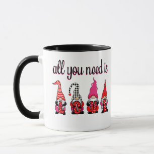 Funny Valentine's Day Gnome Mug