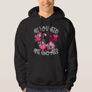 Funny Valentines Day Gnome Saying For Gardener And Hoodie