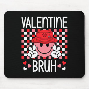 Funny Valentine's Day Heart Kids Boys Girls Valent Mouse Pad