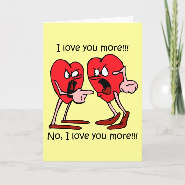 Funny Valentine's Day Holiday Card (Front)