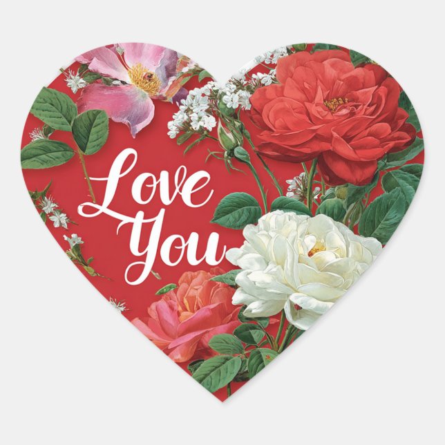 Funny Valentine's Day Sticker Pack – Cute Gift  (Front)