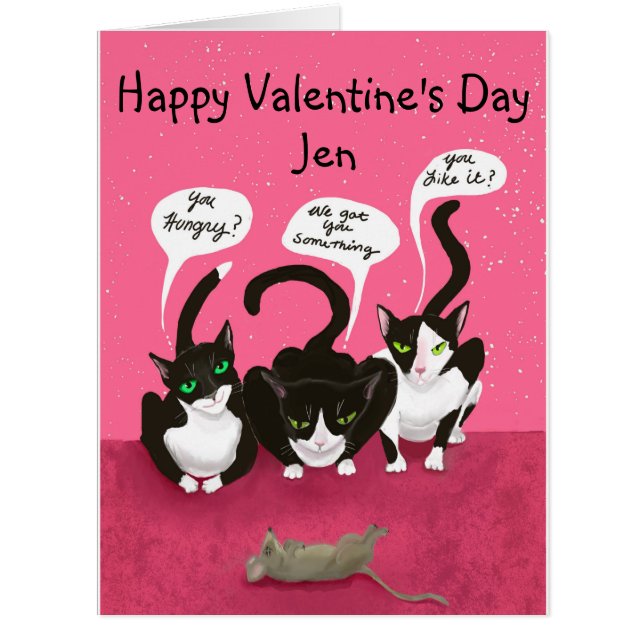 Funny Valentine's Gift From the Cats Custom (Front)