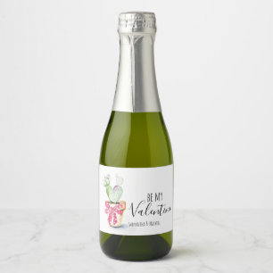 Funny Valentines Sparkling Wine Label