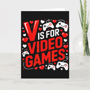 Funny Valentines Video Games For Men Women Card