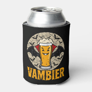 Funny Vambier Halloween Beer Koozie