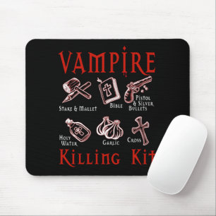 Funny Vampire Killing Kit Mouse Pad