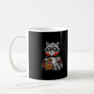 Funny Vampire Racoon Halloween Mug