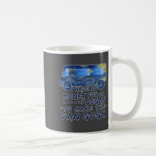 Funny Van Gogh Monet Degas Artist Pun Humorous Coffee Mug