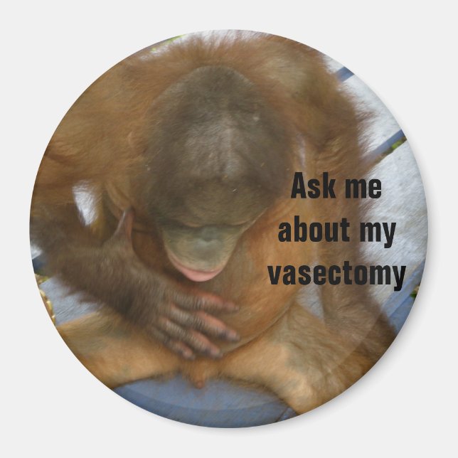 Funny Vasectomy Magnet (Front)