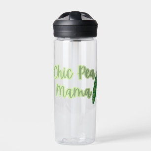 Funny Vegan Chic Pea Mama Women’s  Water Bottle