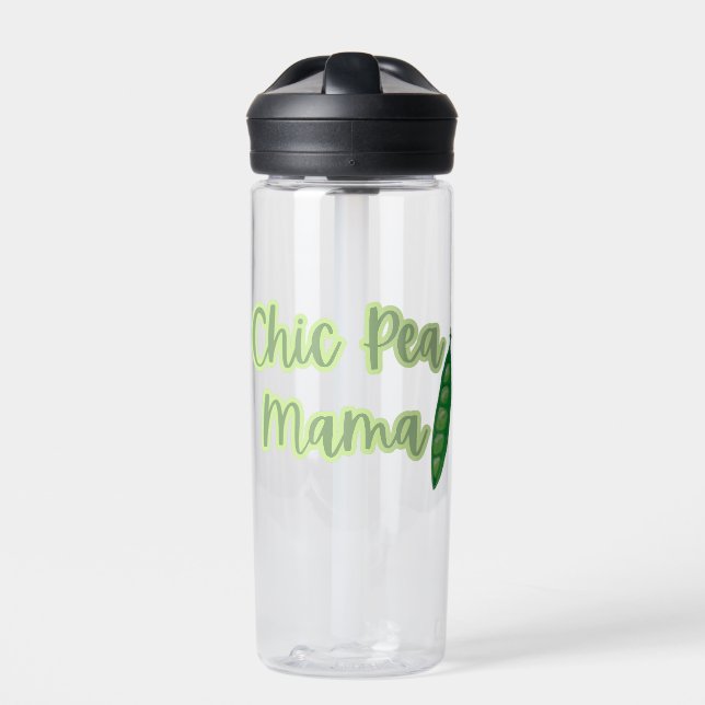 Funny Vegan Chic Pea Mama Women’s  Water Bottle (Front)