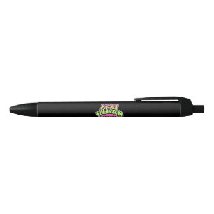 Funny Vegan Design Vegetarian Black Ink Pen