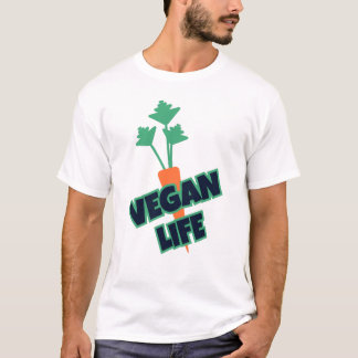 Funny Vegan Life Carrot Gift  T-Shirt