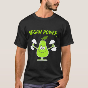 Funny Vegan Power Gift For Gym Lover Weight Lifter T-Shirt