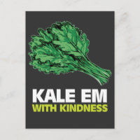 Funny Vegan Saying - Kale Healthy Food Veggie Gift
