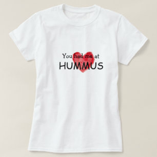 Funny Vegan Shirt HUMMUS LOL Silly Cute