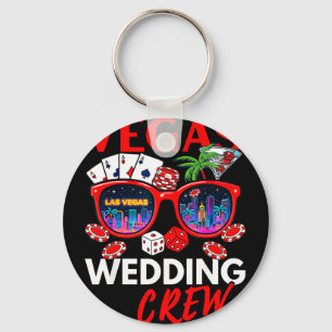 Funny vegas wedding crew 2026 bachelor party key ring