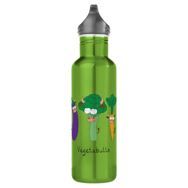 Funny Vegetable Cute Kids 710 Ml Water Bottle (Right)