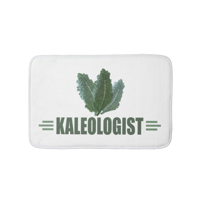 Funny Vegetable Kale Bath Mat (Front)