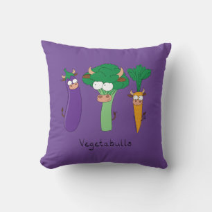 Funny Vegetables Cute Cartoon Kids Cushion