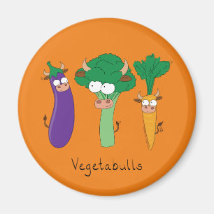 Funny Vegetables Cute Cartoon Kids Magnet