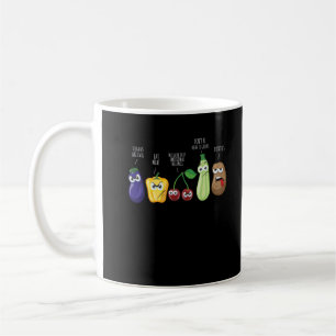 Funny Vegetables Humour Vegan Sarcastic Quote Coffee Mug