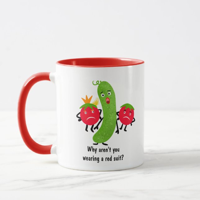 Funny vegetables mug (Left)