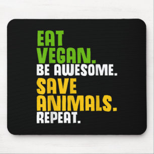 Funny Vegetarian Cool Diet Veggie Veganism World V Mouse Pad