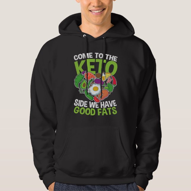 Funny Vegetarian Saying Healthy Diet Hoodie (Front)