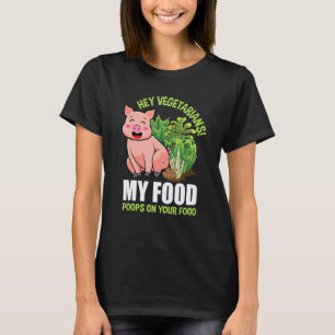 Funny Vegetarian Saying Veggie Plant Based Vegan M T-Shirt