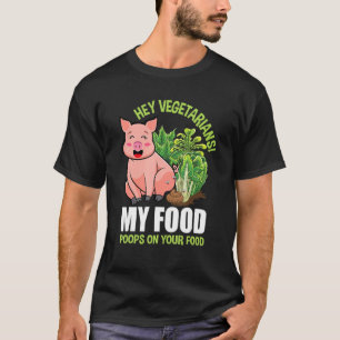 Funny Vegetarian Saying Veggie Plant Based Vegan M T-Shirt