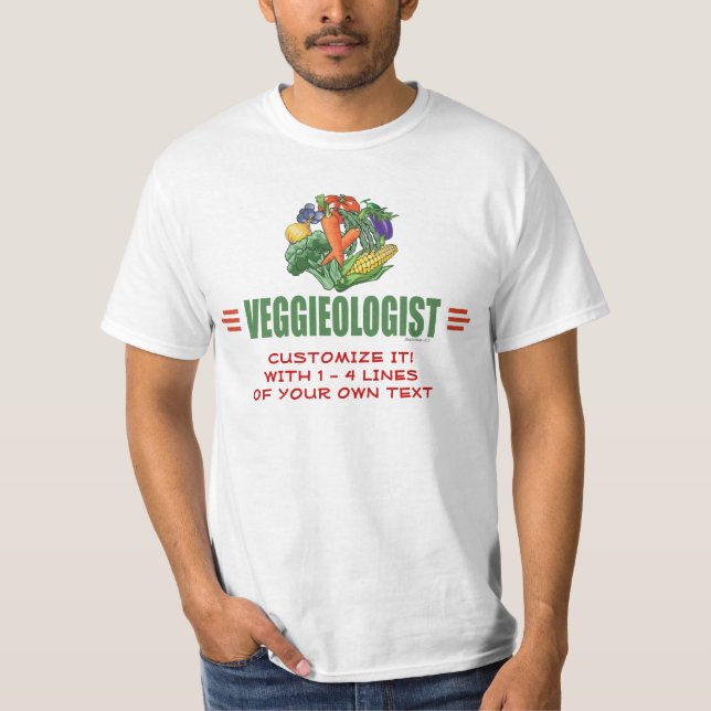 Funny Vegetarian T-Shirt (Front)
