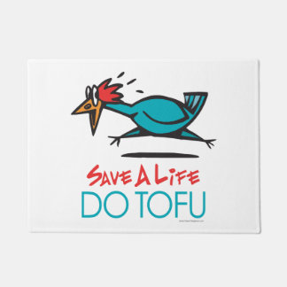 Funny Vegetarian, Vegan DO TOFU Doormat
