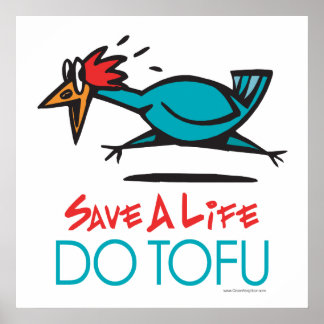 Funny Vegetarian, Vegan DO TOFU Poster