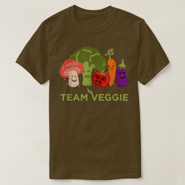 Funny Veggie Art For Men Women Kids Vegan Plant Ve T-Shirt (Design Front)