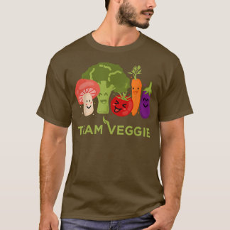 Funny Veggie Art For Men Women Kids Vegan Plant Ve T-Shirt