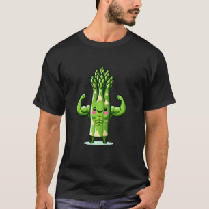 Funny Veggie Muscular Asparagus T-Shirt
