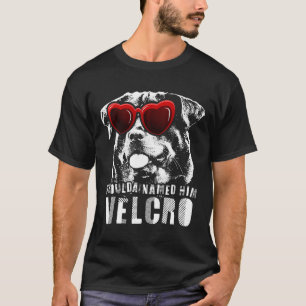 Funny Velcro Rottweiler Dog Gift T-Shirt