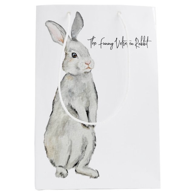 Funny velvet rabbit medium gift bag (Front)