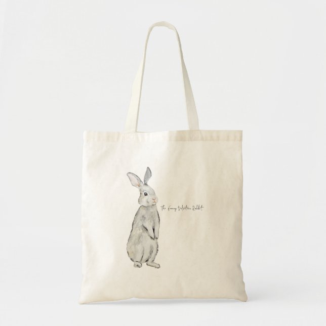Funny velvet rabbit tote bag (Front)