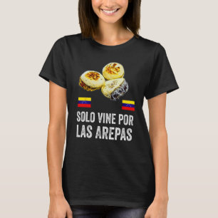 Funny Venezuela Flag Comida Venezolana Arepas Band T-Shirt
