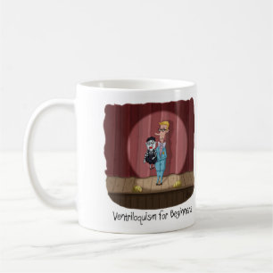 Funny Ventriloquism for Beginners Card or gift. Coffee Mug