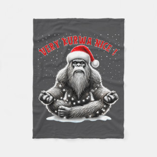 Funny Very Kurwa Nice Lish English Sarcasm Quote M Fleece Blanket