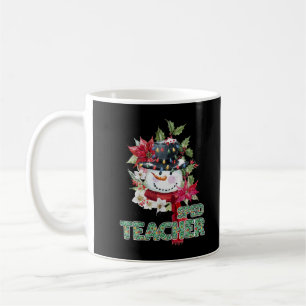 Funny Very Merry SPED Teacher Snowman Christmas Pa Coffee Mug