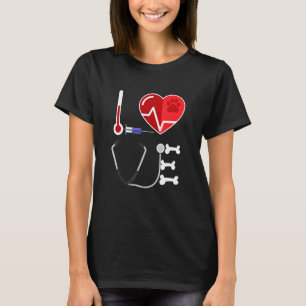 Funny Vet Tech Veterinarian Appreciation Gift Love T-Shirt