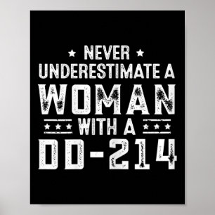 Funny Veteran Grandma Mothers Day Poster