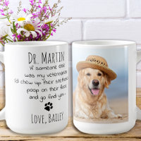 Funny Veterinarian Personalised Pet Photo