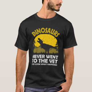 Funny Veterinary For Men Women Zoo Technician Vet T-Shirt