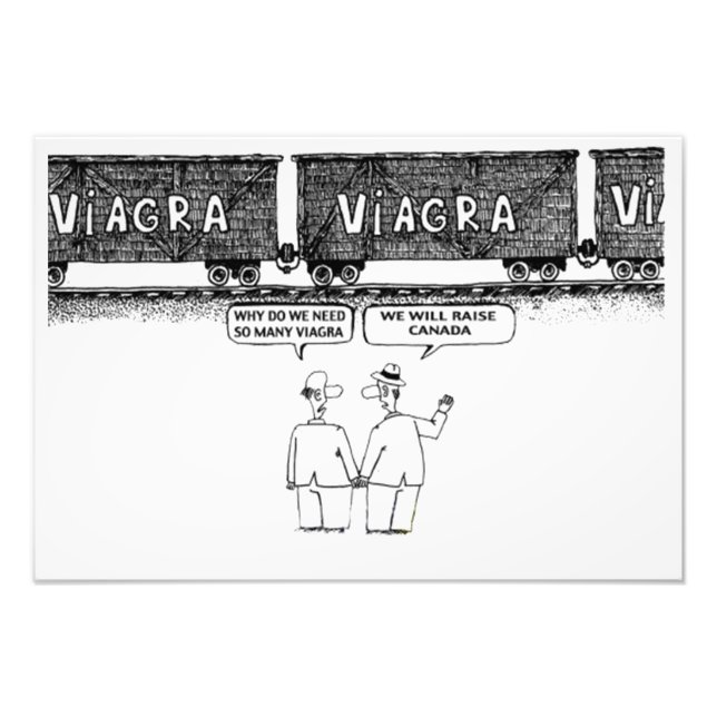 Funny "VIAGRA" Satin Photo Paper Photo Enlargement (Front)